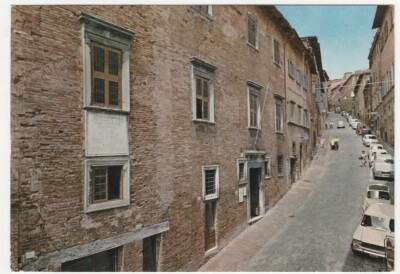 URBINO - VIA RAFFAELLO - RAFFAELLO'S BIRTHPLACE - TRAVEL 1978 -17117-