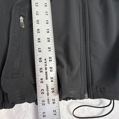 Pebble Beach Jacket Men XXL Black Full Zip Windbreaker Coat Golf Water Resistant - Picture 9 of 9