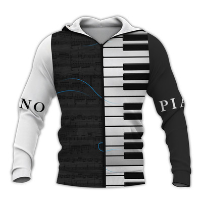 Personalized Piano Art Hoodie All Over Print For Men & Women HO3396