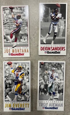 #ad 1992 NFL Gameday Football Cards Pick your card Free Shipping $1.24