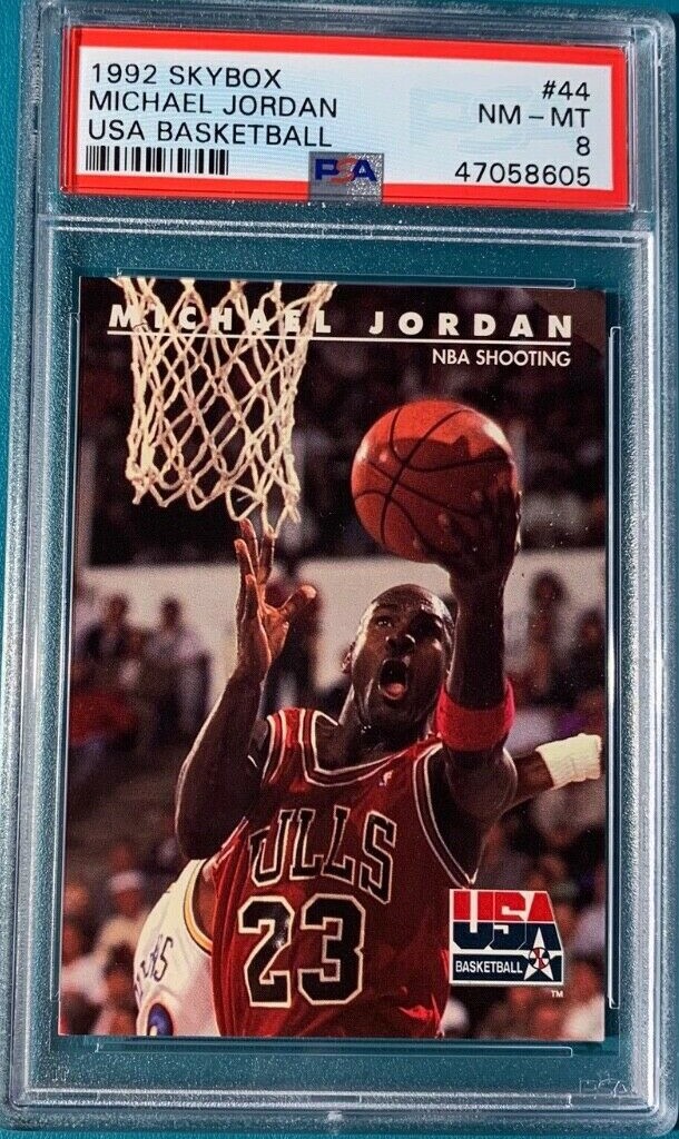 1992 Skybox USA Basketball #44 Michael Jordan PSA 8 | eBay