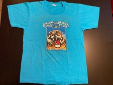 Vintage 1984 Ringling Bros Barnum Bailey Circus Tiger Shirt Kids Size 14-16