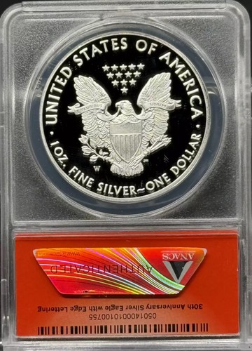 2016 W American Silver Eagle ANACS PR-70 - Picture 2 of 2