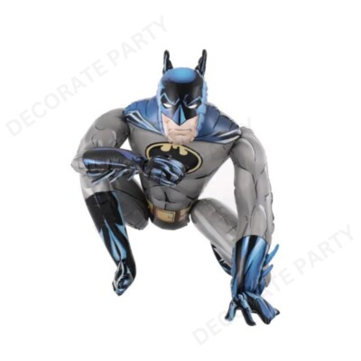 Große BatMan Folienballons 3D Superheld Justice League Geburtstag Party Helium UK