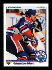 Martin Gelinas 1990-91 Upper Deck Hockey NHL #23 Edmonton Oilers