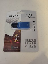 PNY USB 2.0 FLASH DRIVE RETRACT 32GB