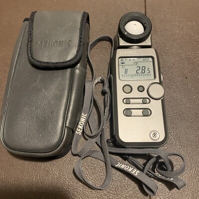 Sekonic L-358 Light Meter with RT- Module 32 Transmitter battery
