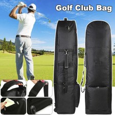 Rolling Golf Travel Bag Nylon Cloth Hard Case Protector Wheels Foldable Airlines