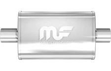 Magnaflow Muffler Center 4" X 9" Oval 14" Body 20" Overall 2" In Out 11214