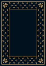 8x8 Milliken Blue Solid Area Rug Round Adonis Sapphire II - Aprx 7' 7" x 7' 7"