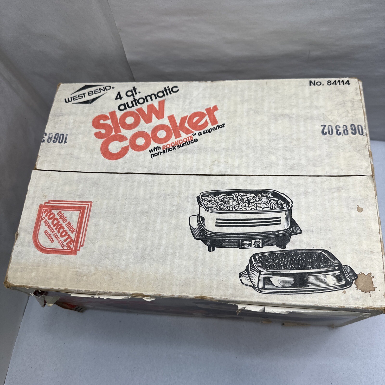 NEW Vintage West Bend 84114 4 Qt. Quart Automatic Slow Cooker eBay