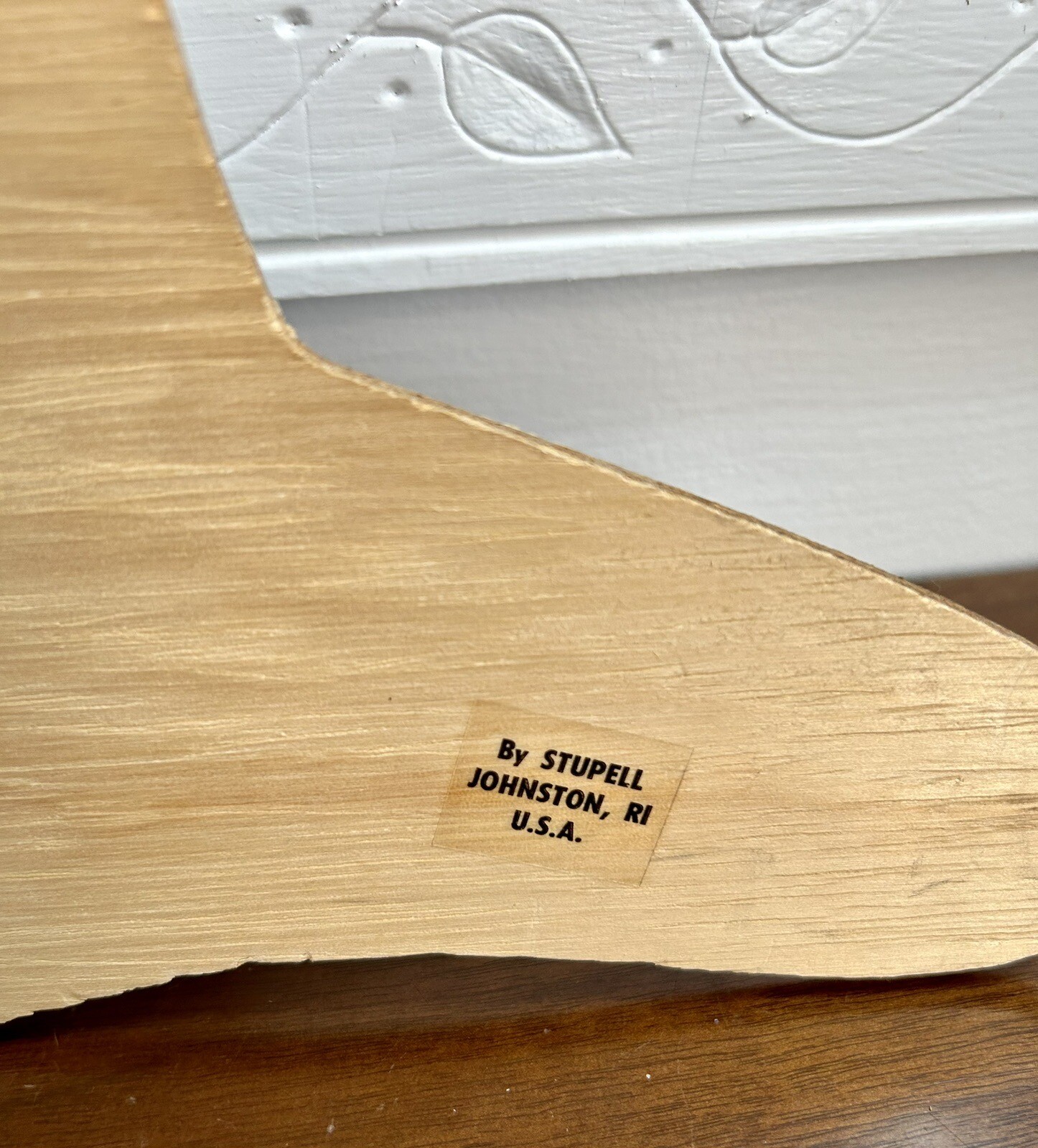 Annie Rhinehart Hanger Golden Retriever Wooden Dog Art Vintage 15" Wide eBay