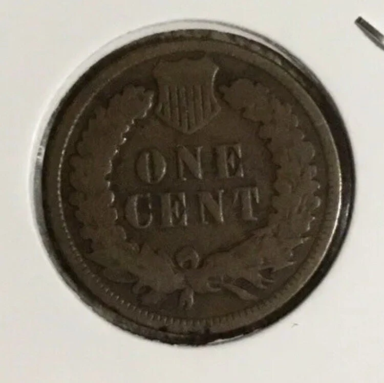 US 1891 Indian Head Cent Penny 1c Coin Fine - Image 2 of 4