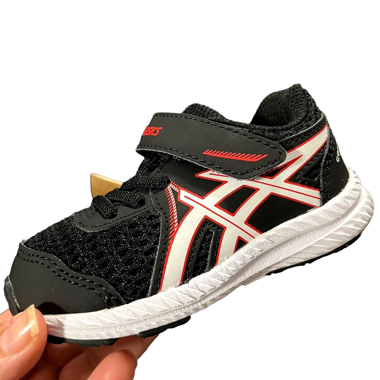 ASICS Preto Sapatos de Bebê