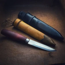 Traditional Scandinavian Leather sheath for Morakniv Classic N. 2