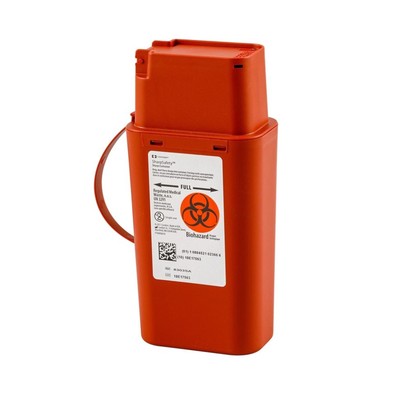 SharpSafety Pocket Shuttle Sharps Container 0.25 gal. Vertical Entry Case of 20