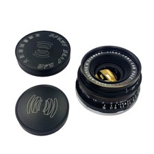 Light lens lab Lens 35mm F2 F/2 Brass black for Leica Summicron M 8-Element