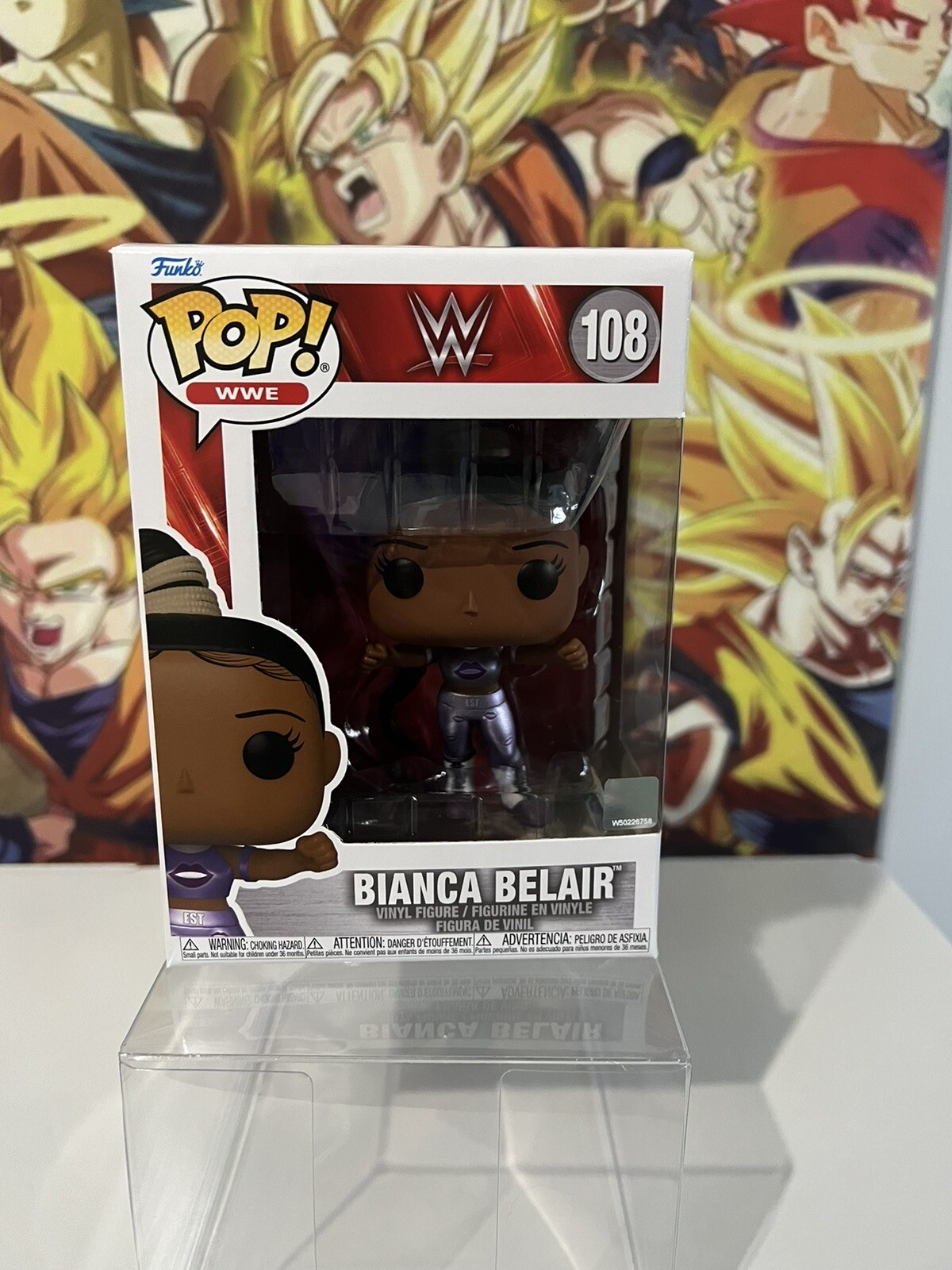 Sale Funko Pop! Wwe: Bianca Bel Air (Wrestlemania 37) New In Box W Popprotector