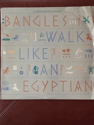 BANGLES - WALK LIKE AN EGYPTIAN 1986 US SEALED 12  VINYL/EP/Maxi #1 SONG OF 1987