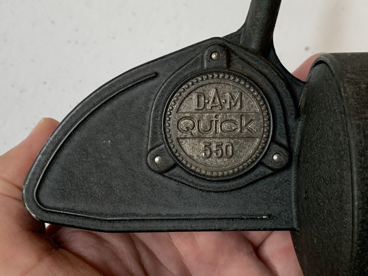 Vintage D.A.M. Quick 550 Saltwater Spinning Fishing Reel Made in
