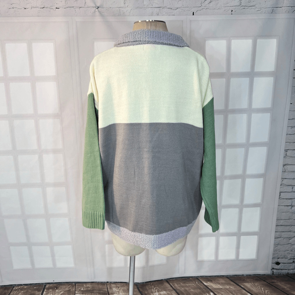 Pink Lilly Multicolor Collared Button Down Colorb… - image 5