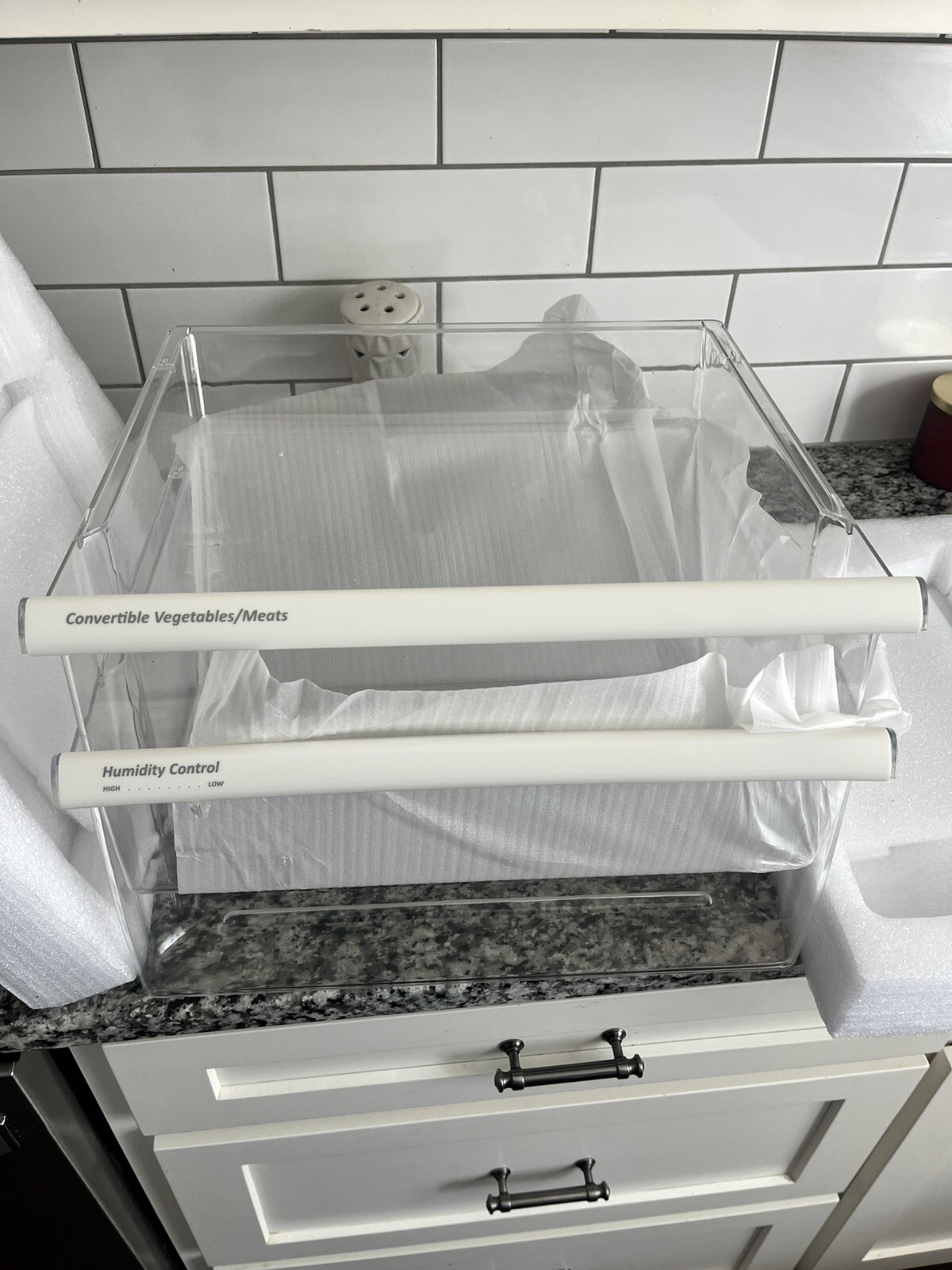 refrigerator crisper drawer