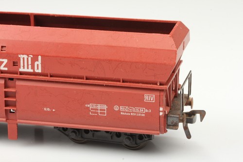 H0 Fleischmann Selbstentladewagen Erz IIId 6763 532-4 Schmu/Kratz/Mängel o.OVP - Bild 10 von 15