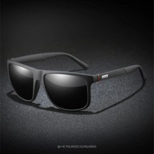 Square Polarized Sunglasses For Men TR90 Frame Driving Sun Glasses Male New 2023