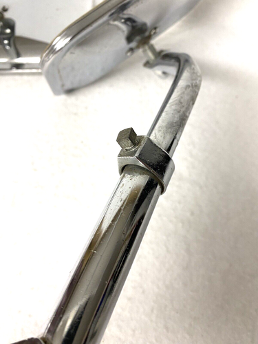 VINTAGE TRUCK MIRROR SET,TWO,WINDOW CLIP ON,ADJUSTABLE LENGTH,CHROME,UNIVERSAL:) - Picture 7 of 7