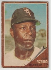 1962 Topps - JUAN PIZARRO - #255 - Chicago White Sox *CREASE/SURFACE