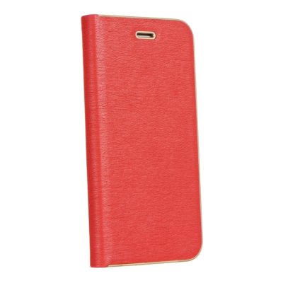 ^ BOOK LUNA Flexi Klapp Flip Buch Tasche Case Cover Rot Xiaomi Redmi Note 4X