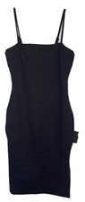 Lulus Maxi Dress Women's Medium Black Bodycon Date Night Party Form Fitting Midi