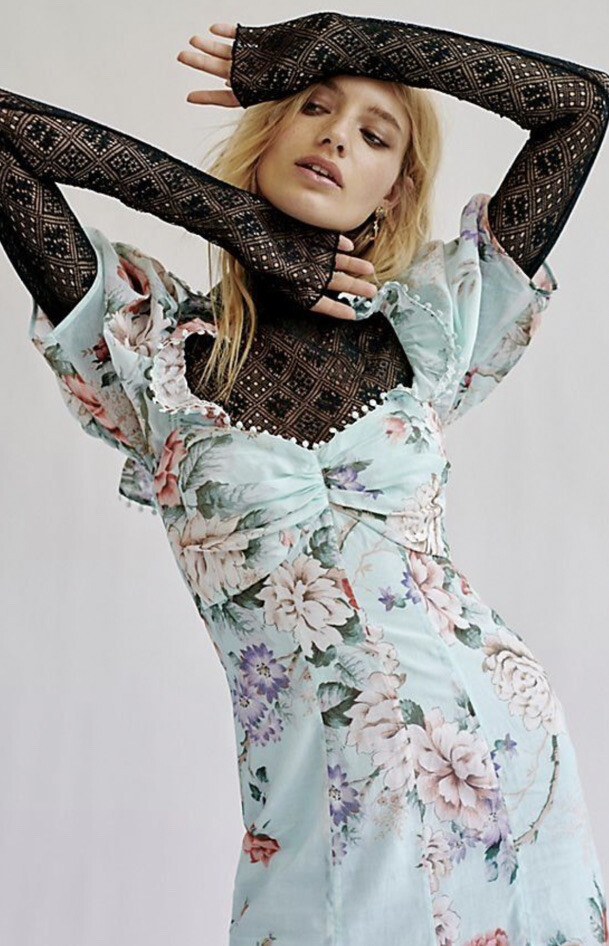 Free People Alice Mccall Send Me A Postcard Vintage Floral