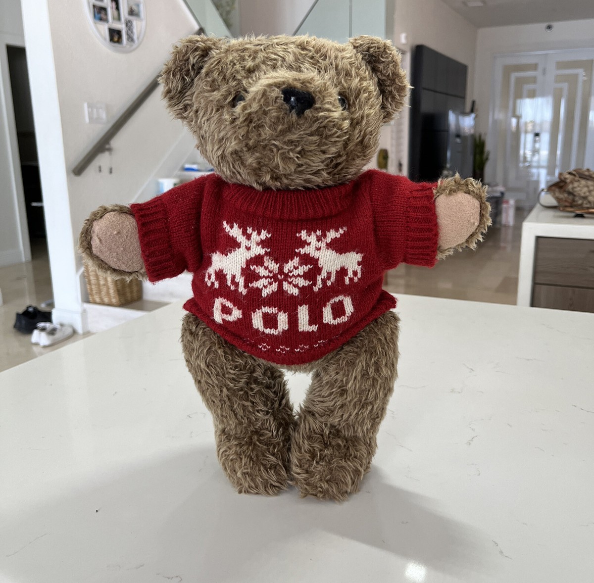 Vintage 90s Ralph Lauren Polo Teddy Bear Plush Reindeer Vintage 90s Ralph Lauren Polo Teddy Bear Plush Reindeer