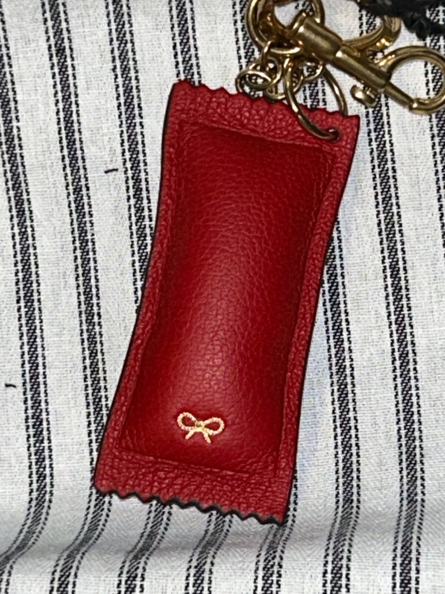 Anya Hindmarch Heinz Tomato KETCHUP Bag Charm Key Fob - NEW