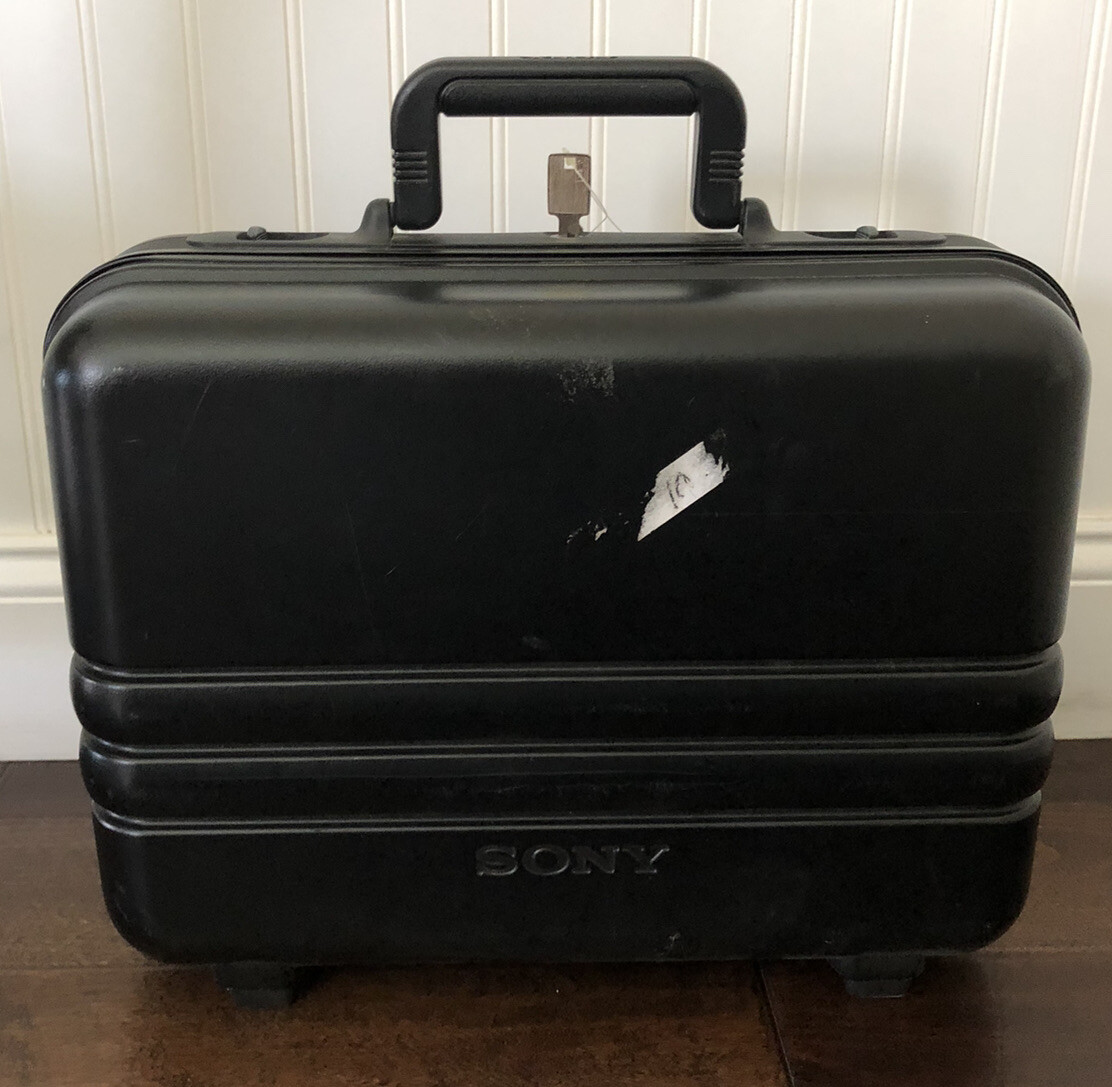 Vintage Sony Hard Shell Video Camera Camcorder Storage Carrying Case w