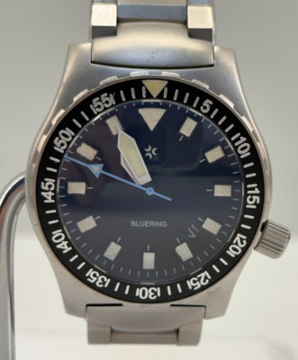 Halios Blue Ring 45mm Stainless Steel Automatic Divers Watch