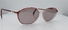 Vintage Silhouette M1863 Burgundy Translucent Oval Sunglasses FRAMES ONLY