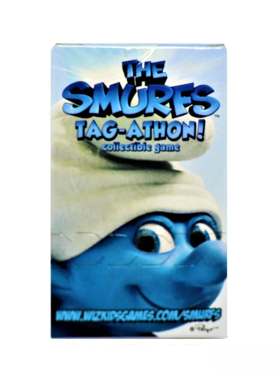 The Smurfs Tag-Athon Collectible Game Series Gouchy Smurf Single Figure  Neca