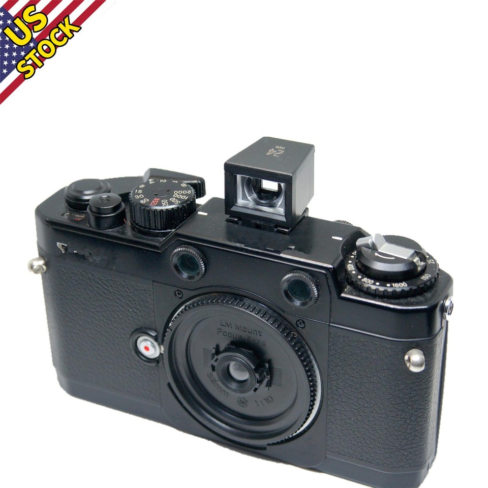 Mirino ottico da 28 mm, per fotocamere Ricoh GR per fotocamere Leica serie X, regolabile, nero