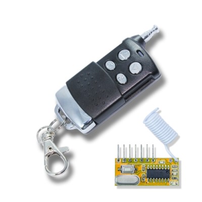 4CH Crystal-lock RF Remote Control (long range)