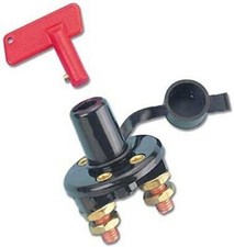 Interruttore Stacca Batteria 12-24V 150A + Tappo Camper Barca Trattore Auto Moto