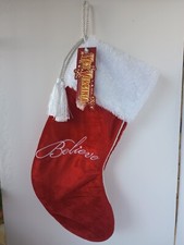 Macy's Yes Virginia There Is A Santa Believe Christmas Stocking