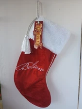 Macy's Yes Virginia There Is A Santa Believe Christmas Stocking