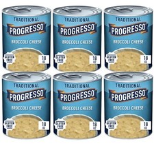 Progresso Traditional Soup BROCCOLI CHEESE 6 Cans Ready to Eat