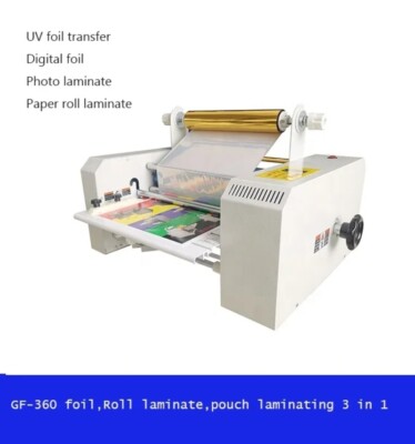 GF-360 A3 Digital Foil Laminator machine 3 in 1 foil stamping