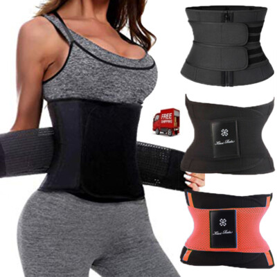 Waist Trainer Cincher Slimmer Sweat Belt Body Shaper Sauna Men Women Shapewear