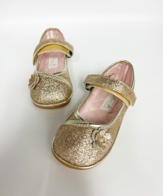 New Toddler Girl s Angel Sparkle Gold Mary Jane Dress Shoes Size 7 | eBay