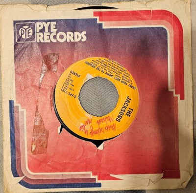 The Jacksons   Shake Your Body (Down To The Ground) 7'' Vinyl