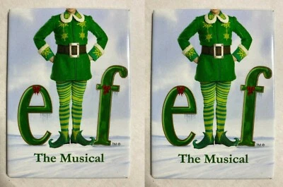 ELF the Broadway Musical 2 LOGO MAGNET 2 pcs order NEW!! OFFICIAL, MERCHANDISE